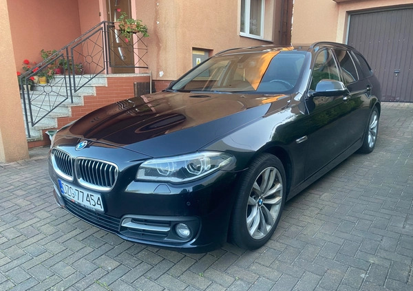 BMW Seria 5 cena 62500 przebieg: 247000, rok produkcji 2015 z Pieńsk małe 529